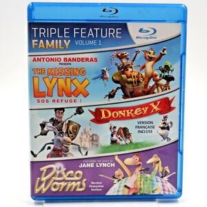 Missing Lynx Donkey X Disco Worms Blu Ray Triple Feature Family Vol 1 Phase 4